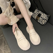 Load image into Gallery viewer, ACE SHOCK Women Platform Loafers Oxfords Wedge Uniform Dress Shoes Chunky Heel Mary Janes