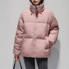 Load image into Gallery viewer, Women&#39;s Relaxed Puffer Jacket 90% White Goose Down Coat