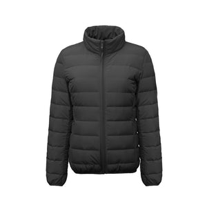 Women's Packable Waterproof Lightweight Puffer Jacket 95% White Duck Down Coat