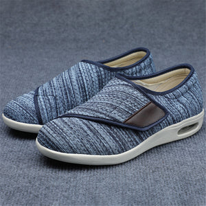 ACE SHOCK Women's Loafer Shoes Wide Width Adjustable Strap Sneakers for Elderly Plantar Fasciitis Swollen Feet