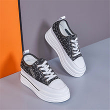 Load image into Gallery viewer, ACE SHOCK Women&#39;s Platform Sneakers with Hidden Heel Lace-up Fashion Walking Shoes