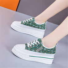 Load image into Gallery viewer, ACE SHOCK Women&#39;s Platform Sneakers with Hidden Heel Lace-up Fashion Walking Shoes