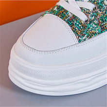 Load image into Gallery viewer, ACE SHOCK Women&#39;s Platform Sneakers with Hidden Heel Lace-up Fashion Walking Shoes