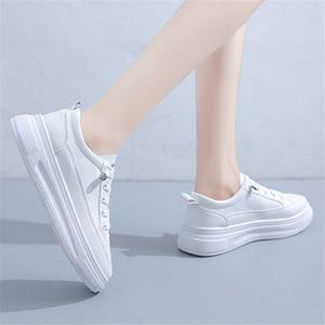 ACE SHOCK Women's Platform Sneakers Lace up Fashion Casual Walking Shoes