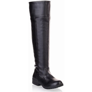ACE SHOCK Men's Cosplay Boots Knee High Equestrian Riding Tall Boots Costume Shoes