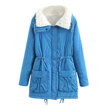 Load image into Gallery viewer, ACE SHOCK Women&#39;s Plus Size Winter Coats Faux Fur Lined Quilted Jackets Fashion Winter Parka