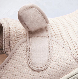 ACE SHOCK Women's Wide Width Shoes Adjustable Strap Sneakers for Elderly Plantar Fasciitis Swollen Feet