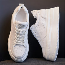 Load image into Gallery viewer, ACE SHOCK Women&#39;s Platform Sneakers with Hidden Heel Fashion Leather Wedge Walking Shoes