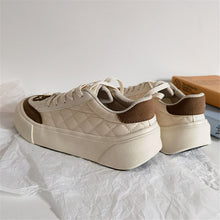 Load image into Gallery viewer, ACE SHOCK Women&#39;s Cute Sneakers with Flower Lace-up Flat Platform Walking Shoes