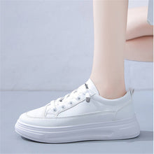 Load image into Gallery viewer, ACE SHOCK Women&#39;s Platform Sneakers Lace up Fashion Casual Walking Shoes