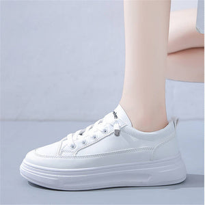 ACE SHOCK Women's Platform Sneakers Lace up Fashion Casual Walking Shoes