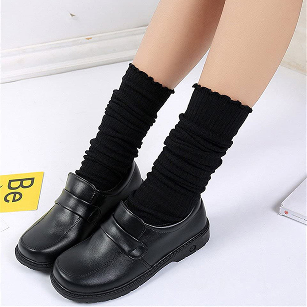 ACE SHOCK Penny Loafers for Women Low Heel Mary Janes JK School Uniform Dress Shoes Oxfords