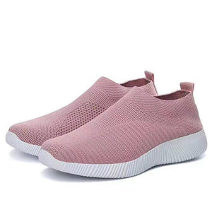 ACE SHOCK Women's Walking Tennis Shoes Slip on Easy Sneakers Casual Athletic Shoes