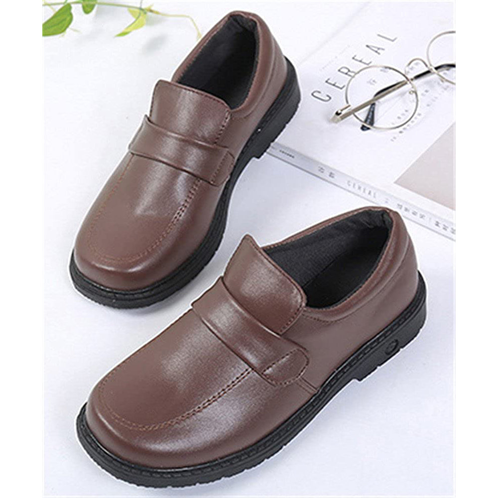 ACE SHOCK Penny Loafers for Women Low Heel Mary Janes JK School Uniform Dress Shoes Oxfords