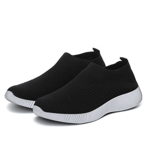 ACE SHOCK Women's Walking Tennis Shoes Slip on Easy Sneakers Casual Athletic Shoes