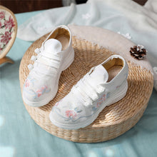 Load image into Gallery viewer, ACE SHOCK Women&#39;s Fashion Sneakers Embroidered Slip on Old Beijing Style Shoes