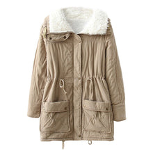 Load image into Gallery viewer, ACE SHOCK Women&#39;s Plus Size Winter Coats Faux Fur Lined Quilted Jackets Fashion Winter Parka