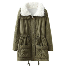 Load image into Gallery viewer, ACE SHOCK Women&#39;s Plus Size Winter Coats Faux Fur Lined Quilted Jackets Fashion Winter Parka