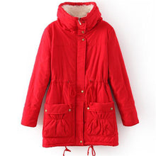 Load image into Gallery viewer, ACE SHOCK Women&#39;s Plus Size Winter Coats Faux Fur Lined Quilted Jackets Fashion Winter Parka