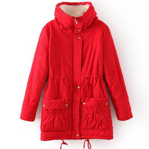 ACE SHOCK Women's Plus Size Winter Coats Faux Fur Lined Quilted Jackets Fashion Winter Parka