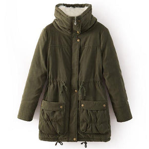 ACE SHOCK Women's Plus Size Winter Coats Faux Fur Lined Quilted Jackets Fashion Winter Parka