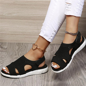 Athletic Sandals for Women Flat Casual Lightweight Open Toe Comfy Summer Sport Shoes Wide Width
