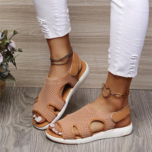 Athletic Sandals for Women Flat Casual Lightweight Open Toe Comfy Summer Sport Shoes Wide Width