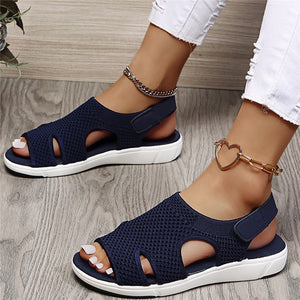 Athletic Sandals for Women Flat Casual Lightweight Open Toe Comfy Summer Sport Shoes Wide Width