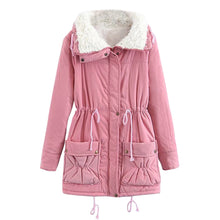 Load image into Gallery viewer, ACE SHOCK Women&#39;s Plus Size Winter Coats Faux Fur Lined Quilted Jackets Fashion Winter Parka