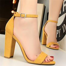 Load image into Gallery viewer, Sexy Heeled Sandals for Women 2021 High Heeled Dressy Gladiator Shoes with Rough Heel
