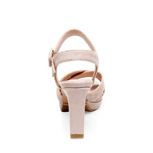 Load image into Gallery viewer, Heeled Sandals for Women Fashion Dressy Shoes Criss Cross Ankle Strap Peep Toe Wedge Summer Pumps
