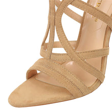 Load image into Gallery viewer, Sexy Heeled Sandals for Women 2021 Fashion Peep Toe Stiletto High Heels Wedge Gladiator Dressy Shoes