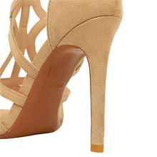 Load image into Gallery viewer, Sexy Heeled Sandals for Women 2021 Fashion Peep Toe Stiletto High Heels Wedge Gladiator Dressy Shoes