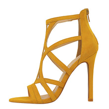 Load image into Gallery viewer, Sexy Heeled Sandals for Women 2021 Fashion Peep Toe Stiletto High Heels Wedge Gladiator Dressy Shoes