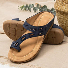 Load image into Gallery viewer, Women Comfy Sandals Soft Soled Toe Strap Classic Orthopedic Slide Slippers
