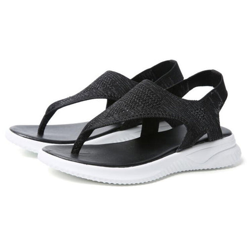 Platform Thong Sandals for Women 2021 Lightweight Soft Soled Flip Flops Slip on Beach Shoes