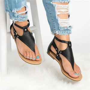 Women Thong Sandals Flat Summer Dressy Gladiator Shoes