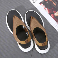 Load image into Gallery viewer, Platform Thong Sandals for Women 2021 Lightweight Soft Soled Flip Flops Slip on Beach Shoes