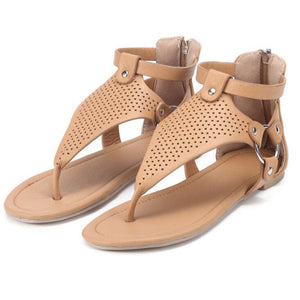 Women Thong Sandals Flat Summer Dressy Gladiator Shoes