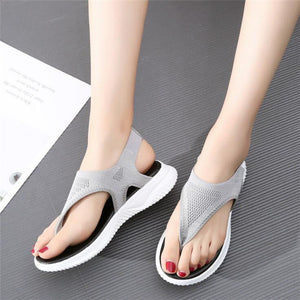 Platform Thong Sandals for Women 2021 Lightweight Soft Soled Flip Flops Slip on Beach Shoes