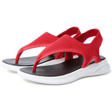 Load image into Gallery viewer, Platform Thong Sandals for Women 2021 Lightweight Soft Soled Flip Flops Slip on Beach Shoes