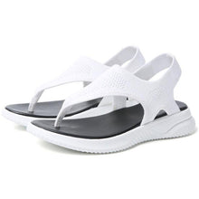 Load image into Gallery viewer, Platform Thong Sandals for Women 2021 Lightweight Soft Soled Flip Flops Slip on Beach Shoes