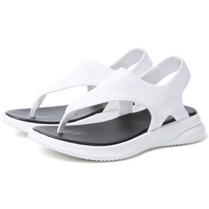 Platform Thong Sandals for Women 2021 Lightweight Soft Soled Flip Flops Slip on Beach Shoes
