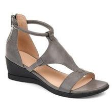 Load image into Gallery viewer, Classic Wedge Sandals for Women 2021 High Heel Ankle Strap Summer Dressy Shoes