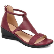 Load image into Gallery viewer, Classic Wedge Sandals for Women 2021 High Heel Ankle Strap Summer Dressy Shoes